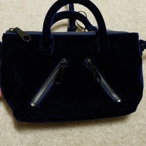 Dark Blue Velvet Rebecca minkoff crossbody